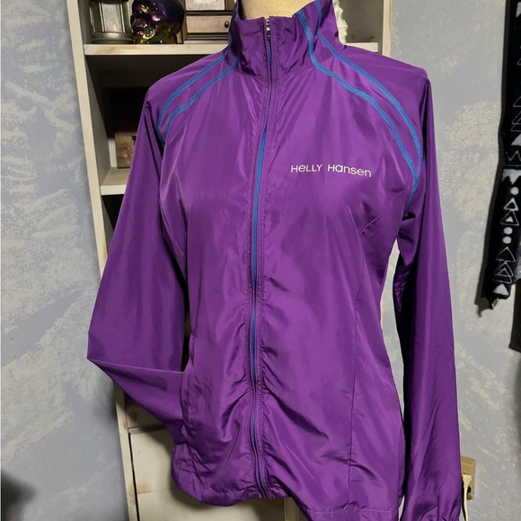 Helly Hansen Women's Purple windbreaker Jacket medium - Picture 2 of 11
